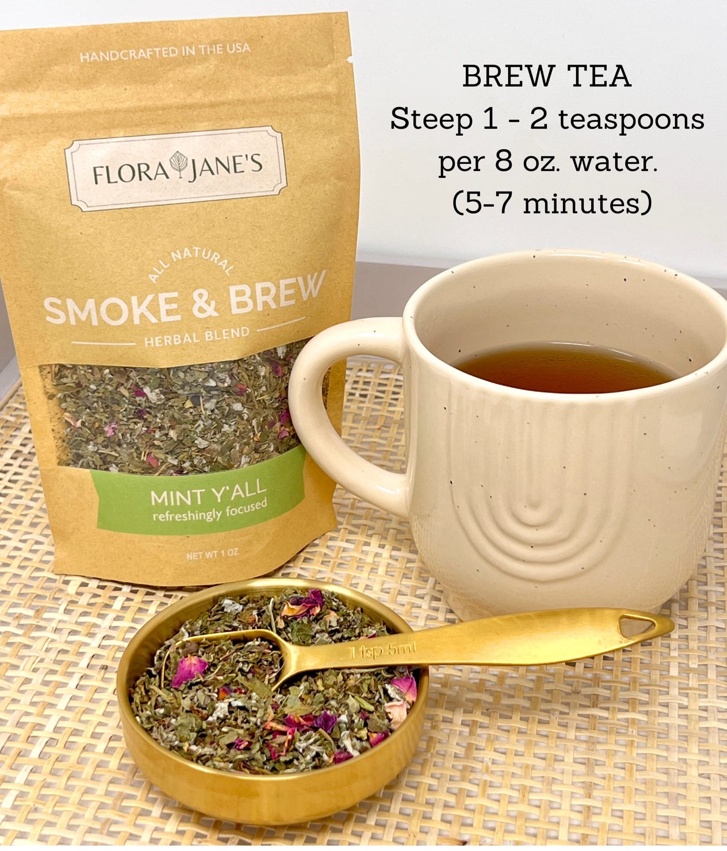Smoke & Brew - Sweet Dreams Blend for Relaxation and Sleep - Caffiene Free Tea and Smoke Blend Flora Jane'sBuy Supplements Australia