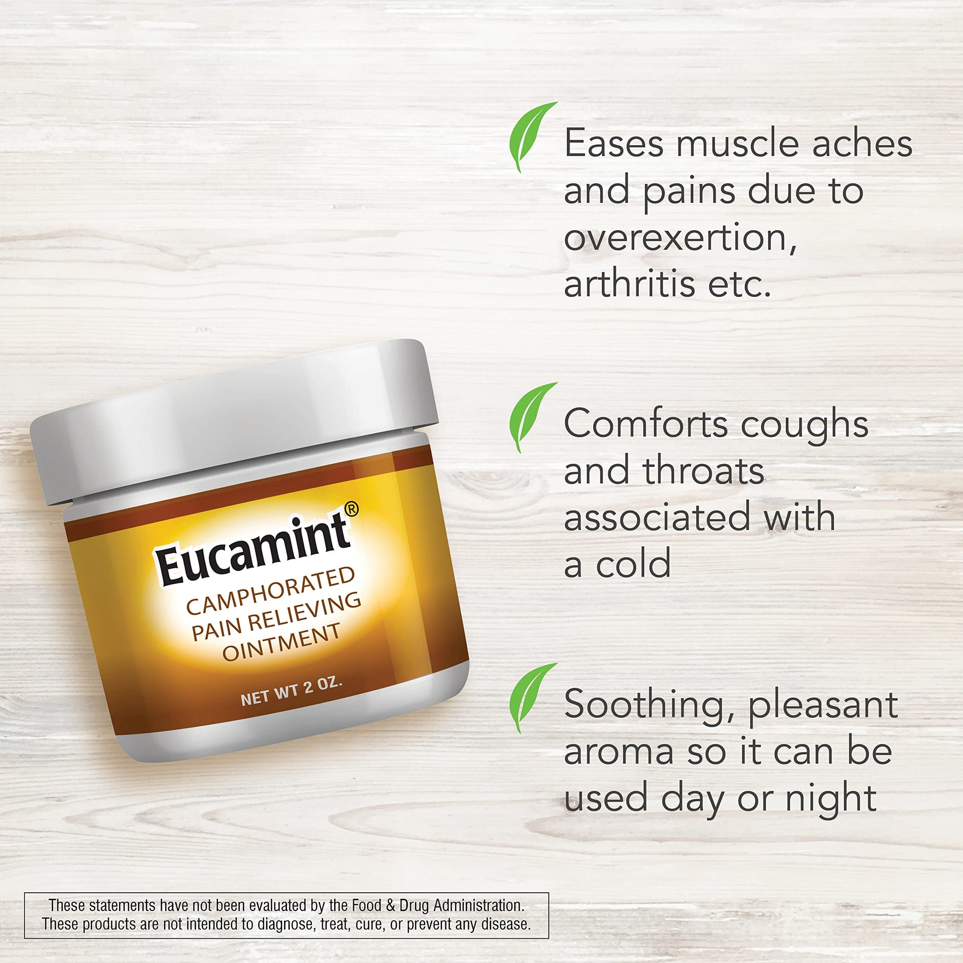 Botanic Choice Eucamint-Pain Relieving Ointment-Muscle, Joints, Sinus, Coughs Botanic ChoiceBuy Supplements Australia