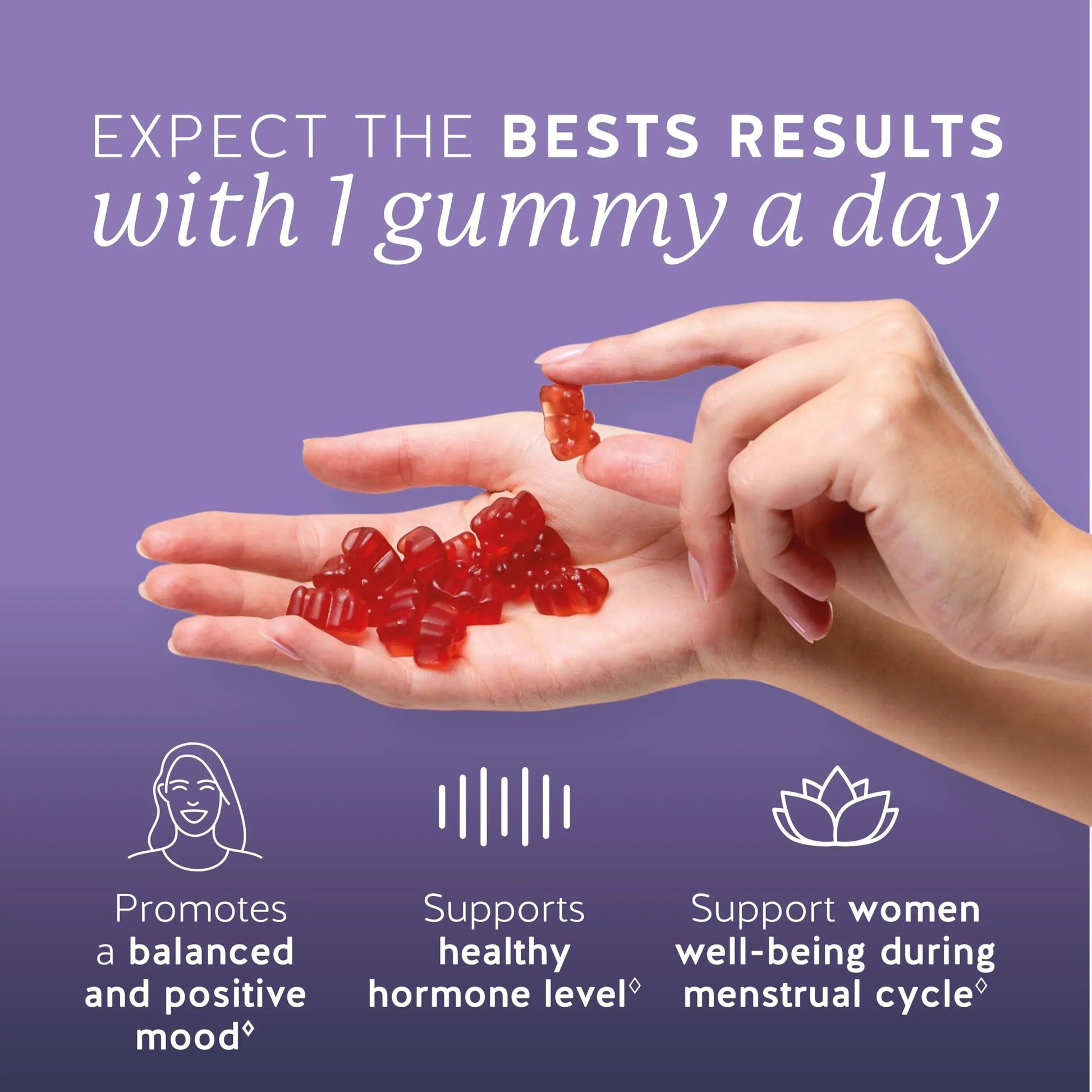 PMS Support Supplement for Women. Menstrual Relief Gummies to Target Hormonal Breakouts, Bloating, Period Cramps, & Mood Swings. Bears with BenefitsBuy Supplements Australia