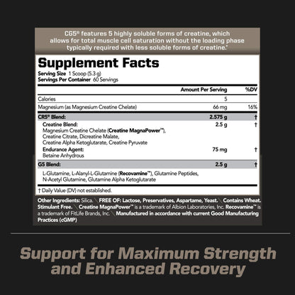 PMD Sports Ultra Pump Fuel Insanity - Pre Workout – Cherry Bombsicle (30 Servings) Sports CG5 Premium Creatine and L-Glutamine Powder (60 Servings)