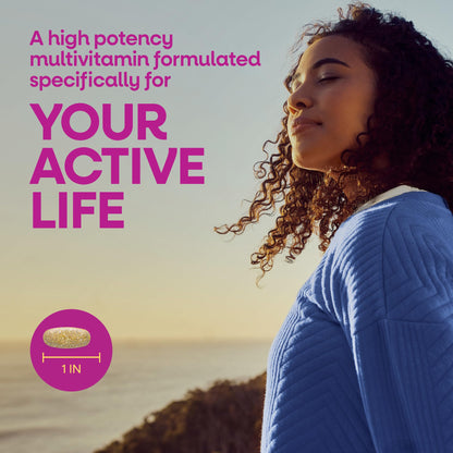 Nature's Way Alive! Ultra Multivitamin for Women, Complete Daily Women's Vitamins, High Potency Formula, Promotes Energy Metabolism and Muscle Function*, Vitamin A, C, D, Methylated B12, 60 Tablets Nature's WayBuy Supplements Australia