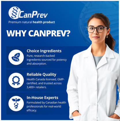 CanPrev Magnesium Bisglycinate Chelated + GABA & Melatonin, 120 Veg Caps, 120-Day Supply, Support Restful Night, Muscle Function, Promote Relaxation & Balanced Sleep-Wake Cycle, Vegan, No GMO & Gluten CanPrevBuy Supplements Australia