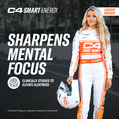 Cellucor C4 Smart Energy Drink - Sugar Free Performance Fuel & Nootropic Brain Booster, Coffee Substitute or Alternative | Cherry Berry Lime 12 Oz - 12 Pack C4Buy Supplements Australia