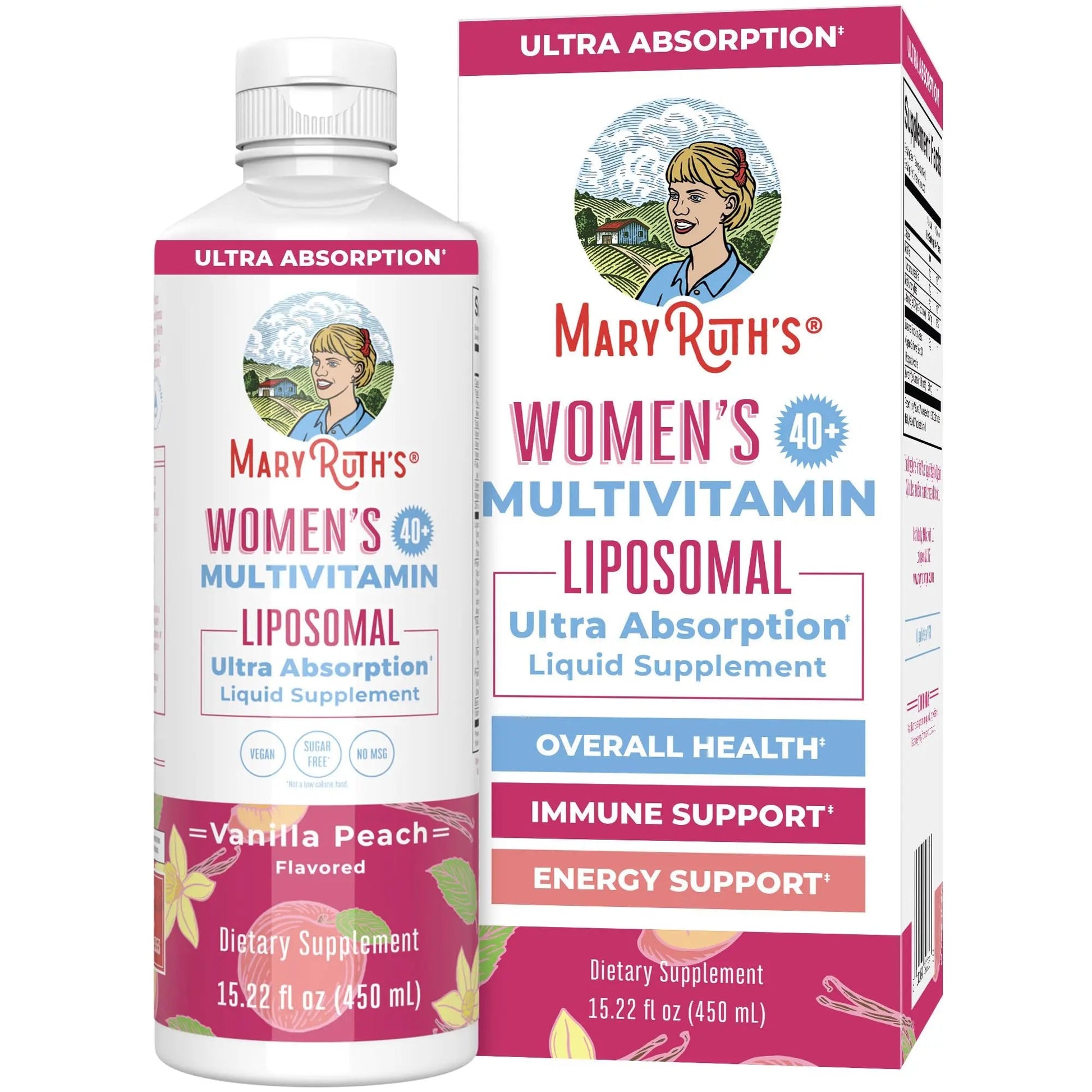 MaryRuth Organics Multivitamin for Women 40+, Womens Multivitamin Liposomal, Immune Support Supplement MaryRuth OrganicsBuy Supplements Australia