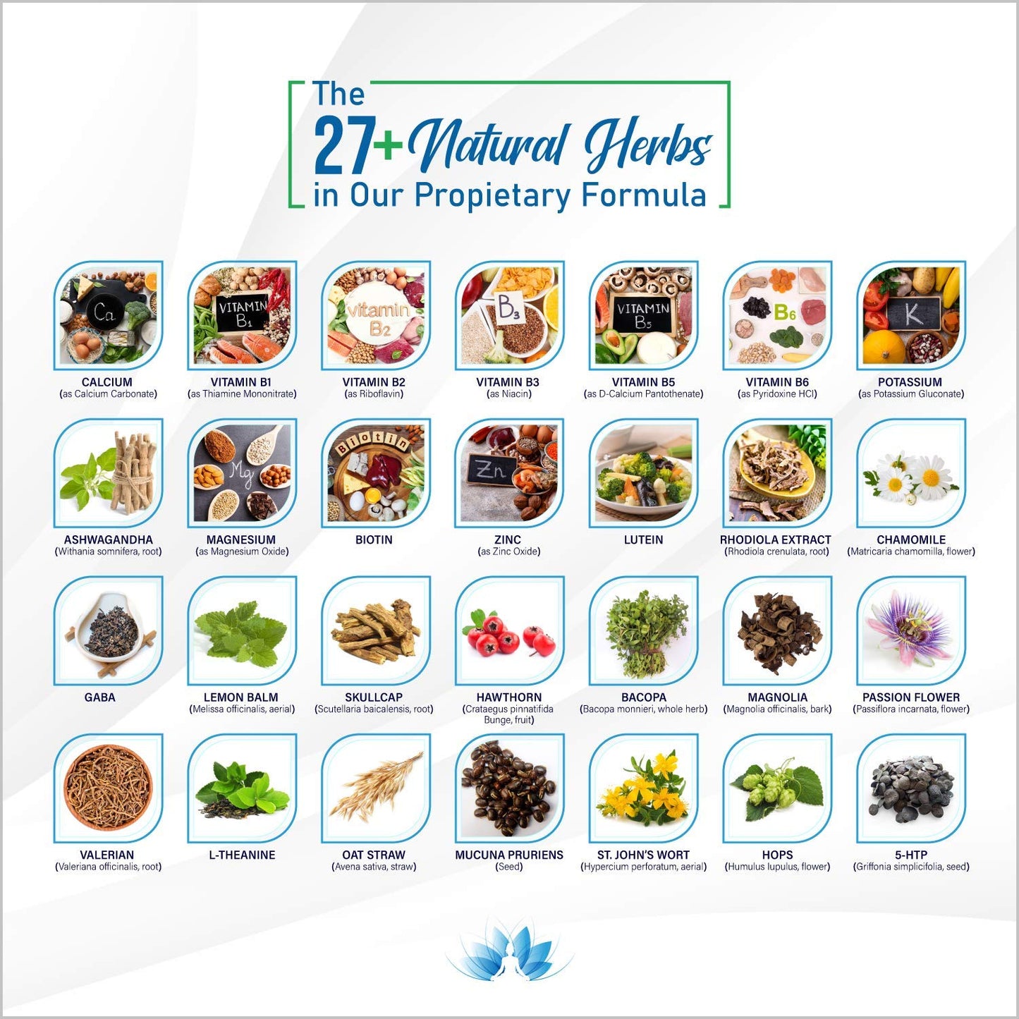 28 in 1 Calm Mood Support Supplement- Natural Happy Pills for Occasional Anxiousness & Stress, Worry feelings, Relaxation, Mental Clarity | Max Sleep & Mood Support for Women & Men|120 Vegan Capsules Rainbow Nutrients, LLCBuy Supplements Australia
