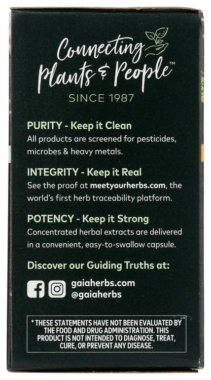 Gaia Herbs Gas & Bloating - Provides Relief from Occasional Gas and Bloating Gaia HerbsBuy Supplements Australia