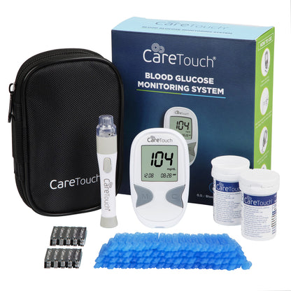 Care Touch Blood Glucose Meter Kit - Diabetes Testing Kit with Glucometer Care TouchBuy Supplements Australia