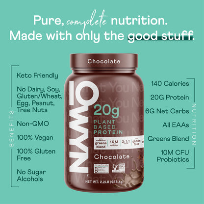 OWYN Only What You Need Vegan Protein Powder, 20g Plant Based Protein, Probiotics OWYN Only What You NeedBuy Supplements Australia
