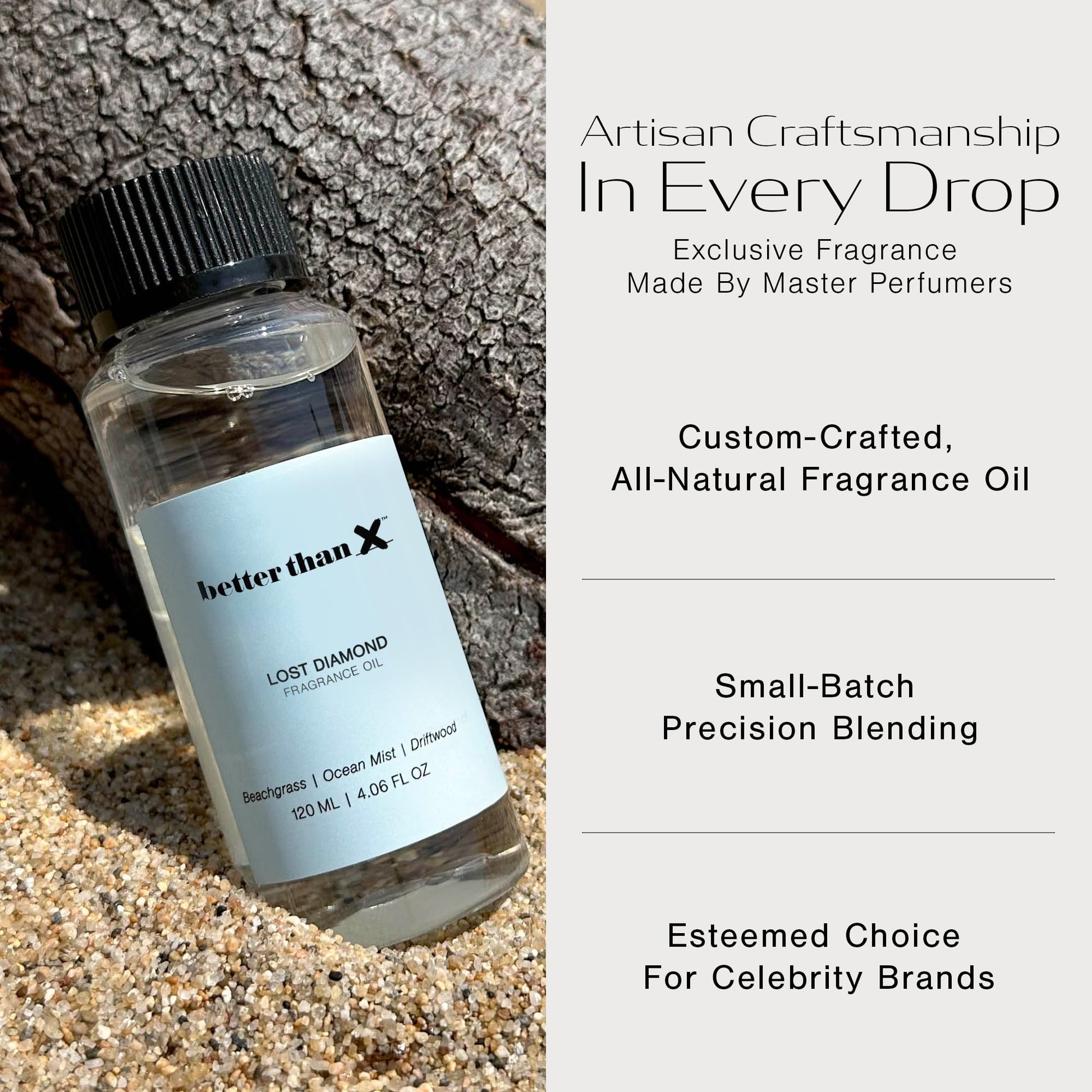 Better Than X Beachgrass Fragrance Oil - Lost Diamond Oceanic Scent for Diffusers - Premium Scent BETTER THAN XBuy Supplements Australia