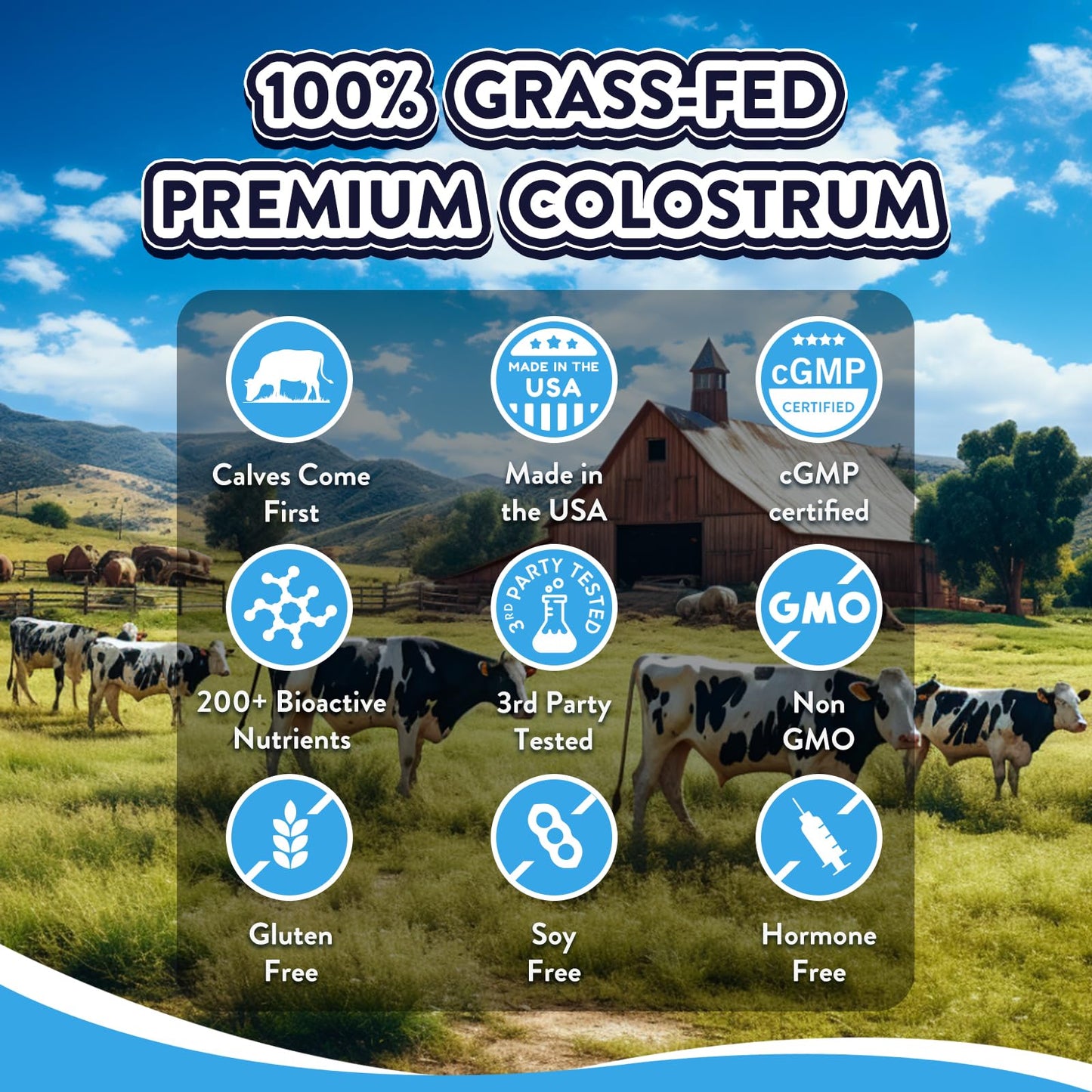 Equip Foods Core Colostrum - 100% Grass Fed Colostrum Powder 3,000mg, 40% IgG EquipBuy Supplements Australia