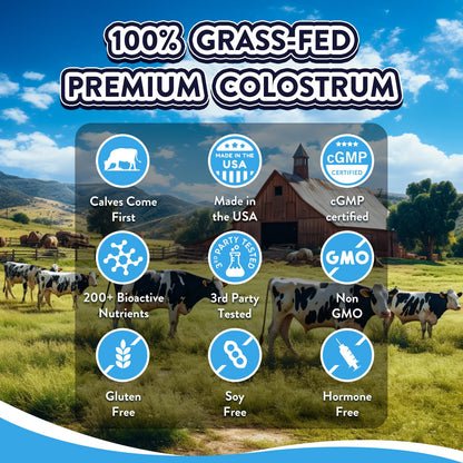 Equip Foods Core Colostrum - 100% Grass Fed Colostrum Powder 3,000mg, 40% IgG EquipBuy Supplements Australia