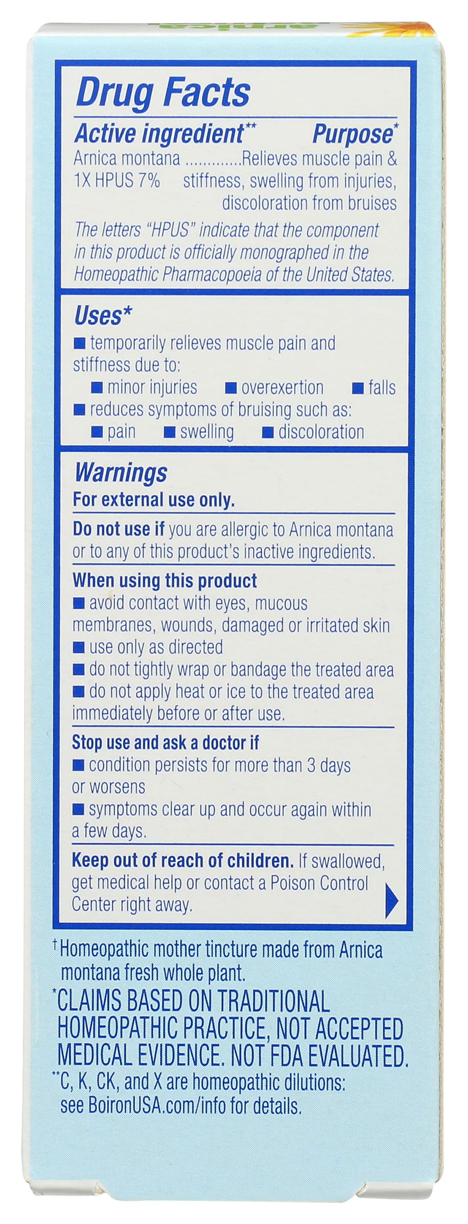 Boiron Arnicare Cream, Homeopathic Medicine for Pain Relief, 1.3 Ounce (Pack of 1) BoironBuy Supplements Australia