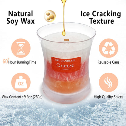 Citrus Jar Aromatherapy Candle Scented Candle Handmade Soy Candles Wood Candles Wick Fragrance SEUCRWAXBuy Supplements Australia