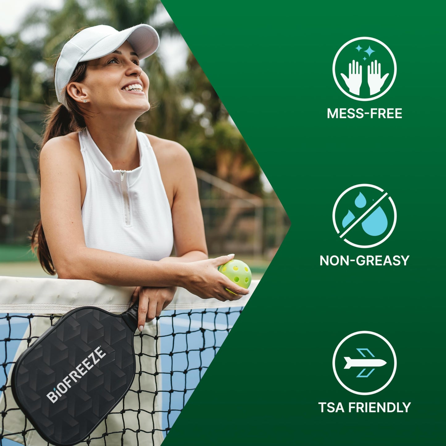 Biofreeze Dry Stick, Mess-Free Relief for Neck, Shoulder, Knee, Hip, Hand & Joint, Cooling Menthol Pain Relief Stick, Up to 100 Uses BiofreezeBuy Supplements Australia