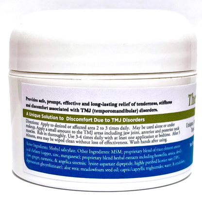 Theraflex RX® TMJ Cream (Doctor Formulated). This is a Patented Topical Cream which Provides Masseter Muscle and temporomandibular Joint Relief (TMJ) Theraflex RXBuy Supplements Australia