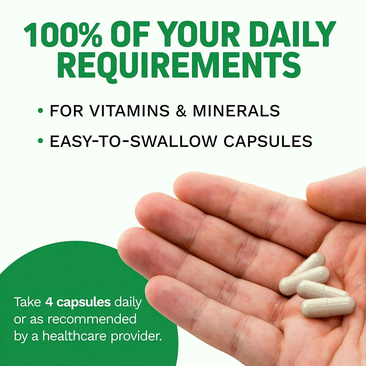 Herbtonics Whole Food Multivitamin for Men & Women – Vegan Multivitamin with Real Fruits & Veggies, Probiotics, CoQ10 Herbtonics
