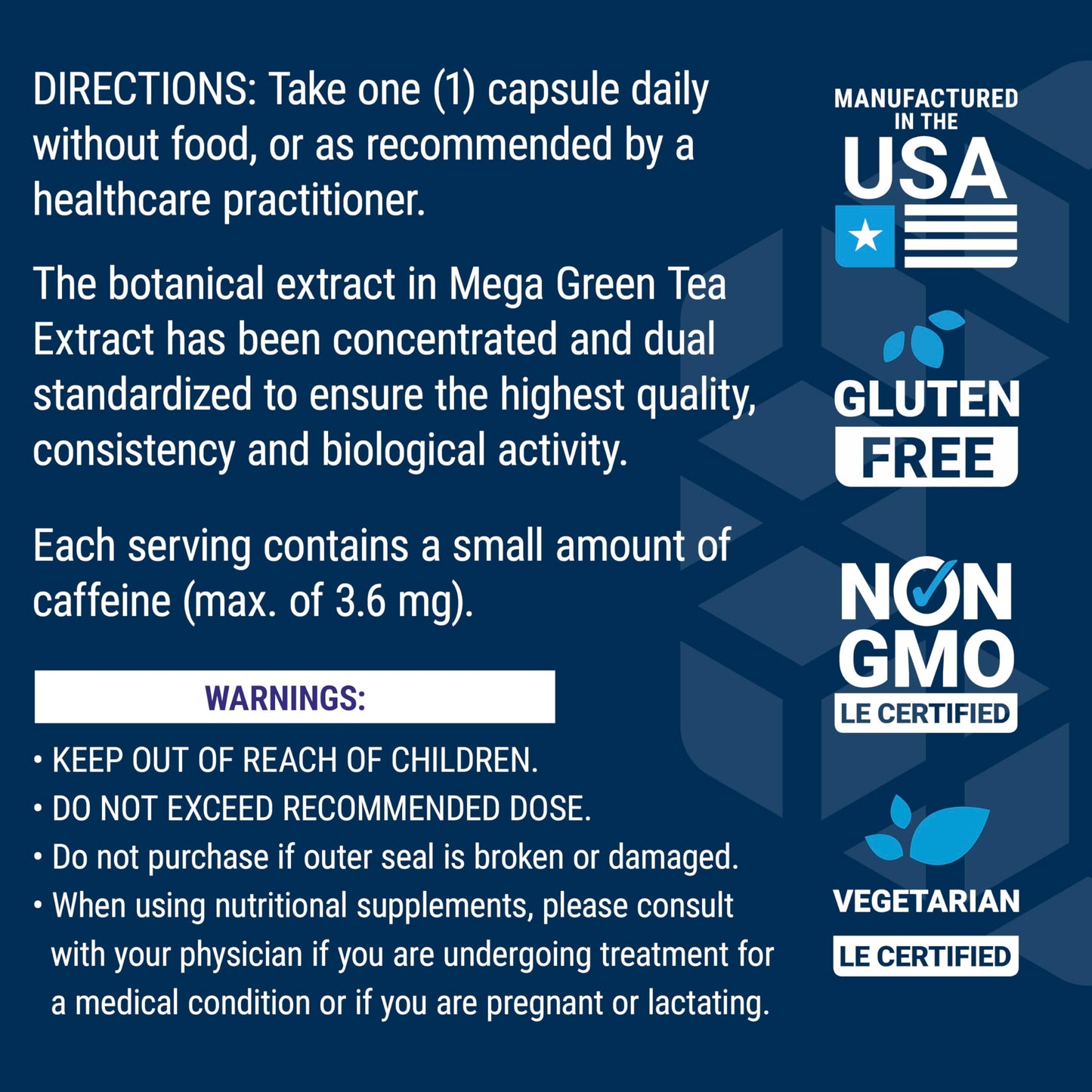 Life Extension Decaffeinated Mega Green Tea Extract – Polyphenol-Rich, Cell Health Life ExtensionBuy Supplements Australia