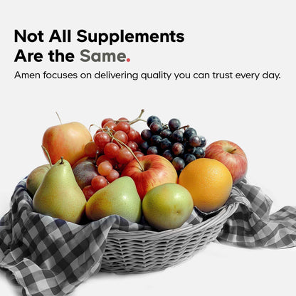 Amen Glutathione-SR+ Advanced Sustained-Release Supplement - 2-Month Supply - Reduced L-Glutathione - Galactomannans Fenugreek Seed - Time-Reduced Matrix - Non-GMO - 60 Capsules AmenBuy Supplements Australia