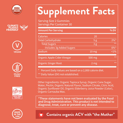 WellPath ACV Gummies with The Mother - USDA Organic, Vegan, Raw Apple Cider Vinegar WellPathBuy Supplements Australia