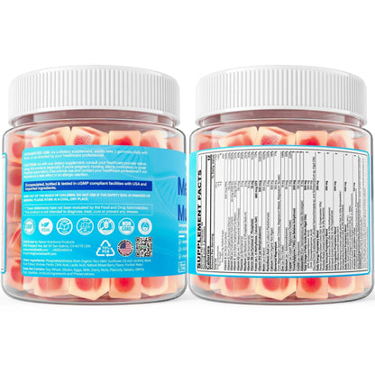 Methylated Multivitamin for Women & Men Gummies w/ Omega-3, Calcium, D3 K2, Methylfolate & B12, TMG, Daily Vitamin A, C, E, B Complex, Magnesium, CoQ10 NEVISSBuy Supplements Australia