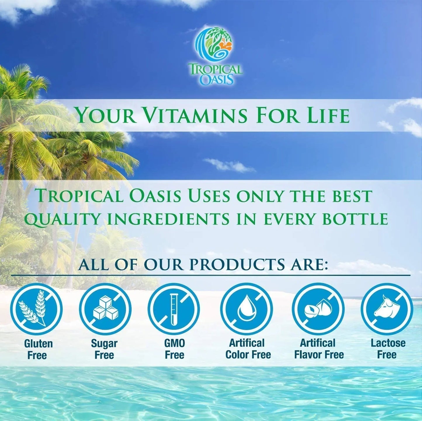 Premium Liquid Multivitamin for Women | Sugar Free Women’s Multivitamin | 100+ Vitamins, Minerals Tropical OasisBuy Supplements Australia