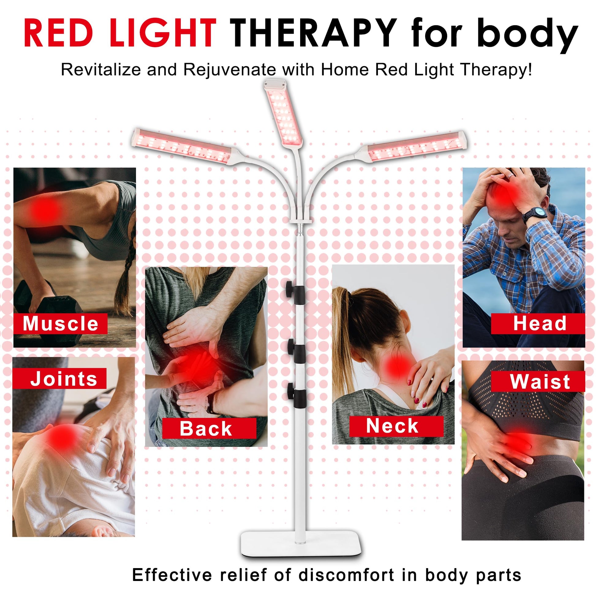 Akarishin Red Light Therapy Lamp- 660nm Red Light,850nm & 940nm Infrared Light Therapy AkarishinBuy Supplements Australia