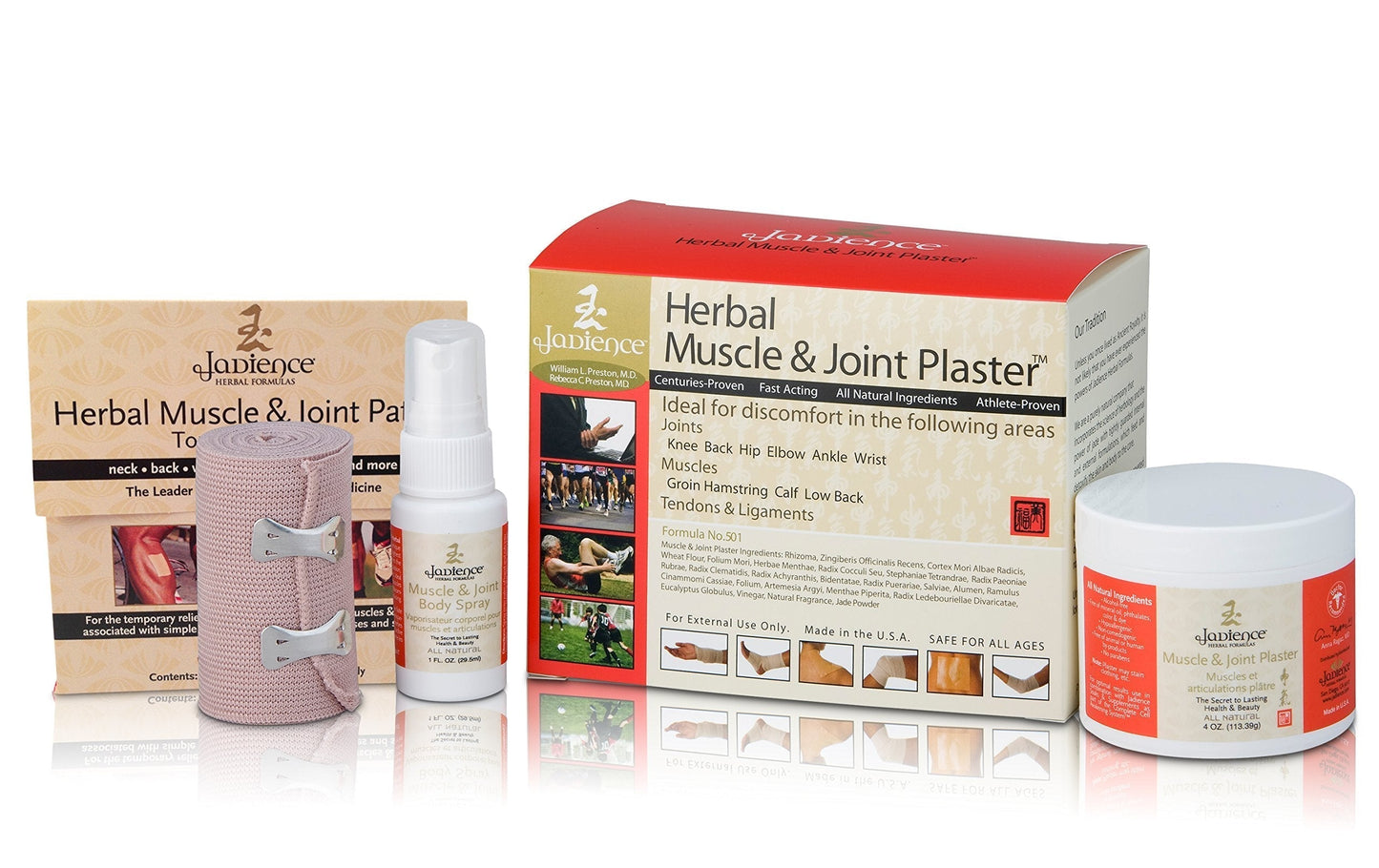 Injury Pain Relief Kit: Deep Muscle Pull Recovery, Joint Support, Sciatic Nerve | Dit Da Jow Athletic Topical Analgesic Formulas for Neck, Shoulders, Arms, Back, HIPS, Knees & Ankles by Jadience JADIENCEBuy Supplements Australia
