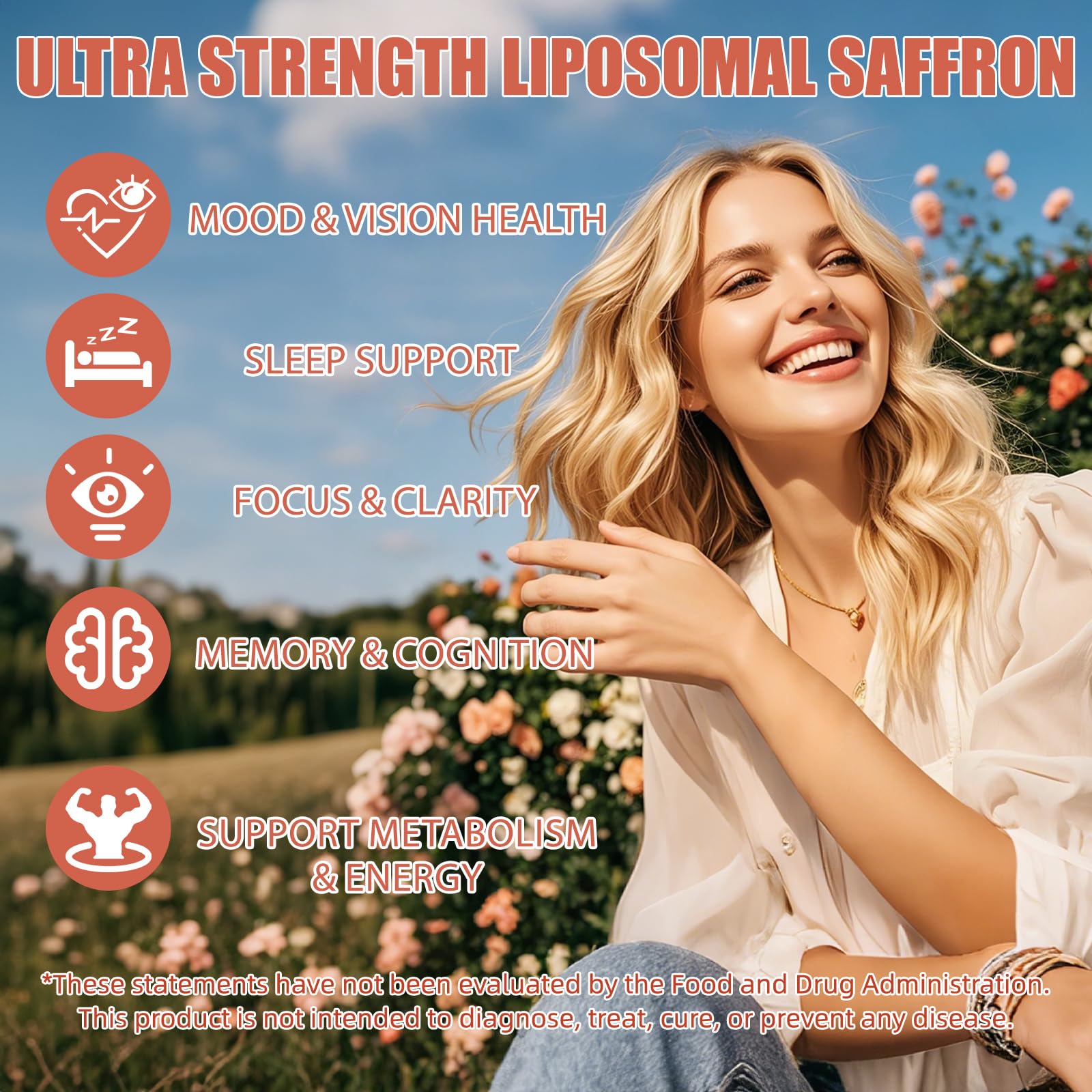 Newpie Saffron Supplements - 100% Pure Saffron Extract Capsules - Natural Mood Enhancer, Supports Eye & Heart Health, Boosts Energy - Premium Supplement for Women & Men（60 Servings (1) NewpieBuy Supplements Australia