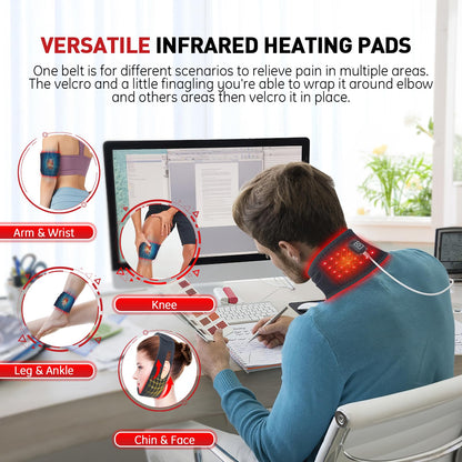 Rikimxin Red Light Therapy for Neck, 660nm Red Light and 850nm Near Infrared Light Therapy Pad RikimxinBuy Supplements Australia