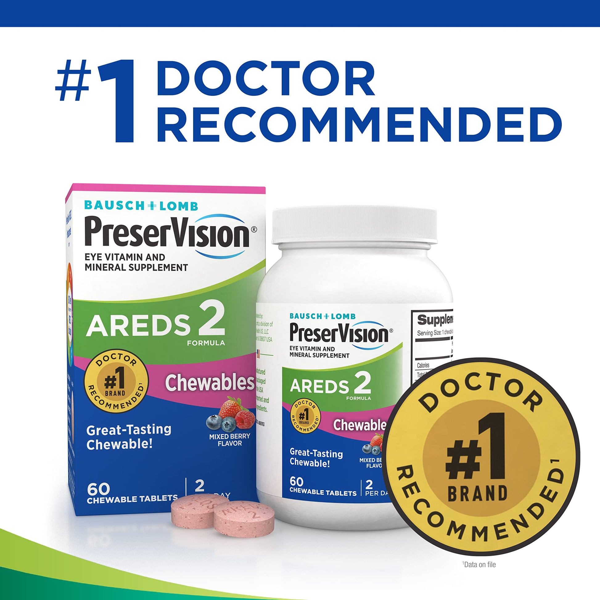 PreserVision AREDS 2 Eye Vitamin & Mineral Supplement, Contains Lutein PreserVisionBuy Supplements Australia