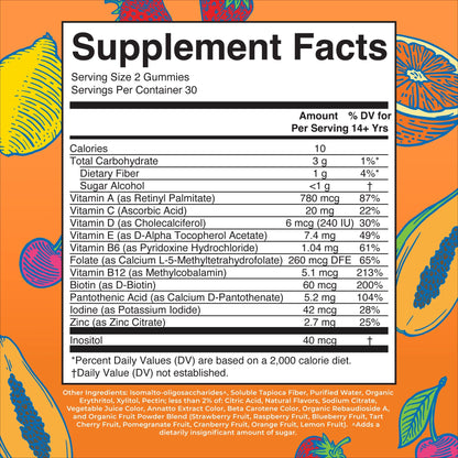 MaryRuth Organics Multivitamin for Women and Men | Sugar Free | Adult Multimineral Gummy with Vitamin C | MaryRuth OrganicsBuy Supplements Australia