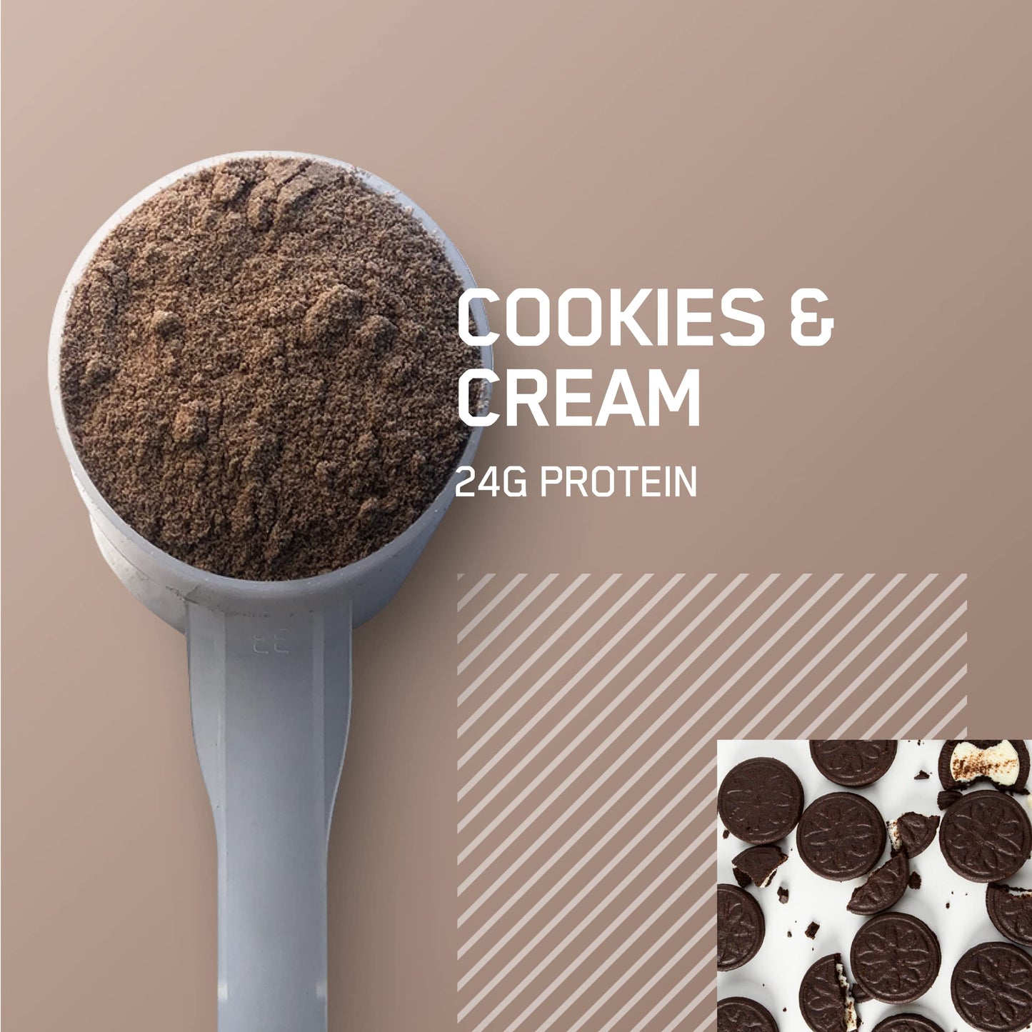 Optimum Nutrition Gold Standard 100% Whey Protein Powder, Cookies & Cream Optimum NutritionBuy Supplements Australia