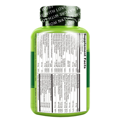 NATURELO One Daily Multivitamin for Women - Energy Support - Whole Food Supplement NATURELOBuy Supplements Australia