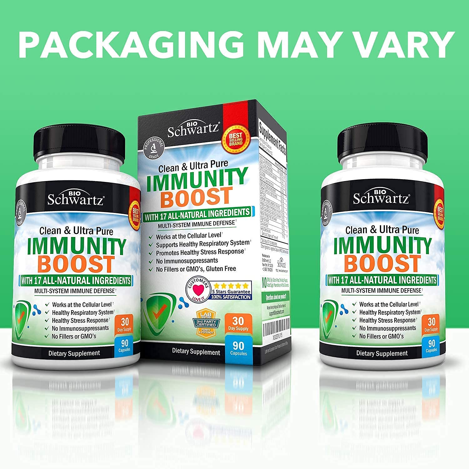Immune Support Supplement with Vitamin C 1000mg Zinc Elderberry Extract Ginger BioSchwartzBuy Supplements Australia