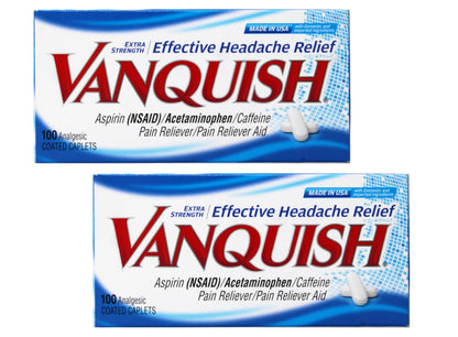 Vanquish Pain Reliever, 100 Count (Pack of 2) VanquishBuy Supplements Australia