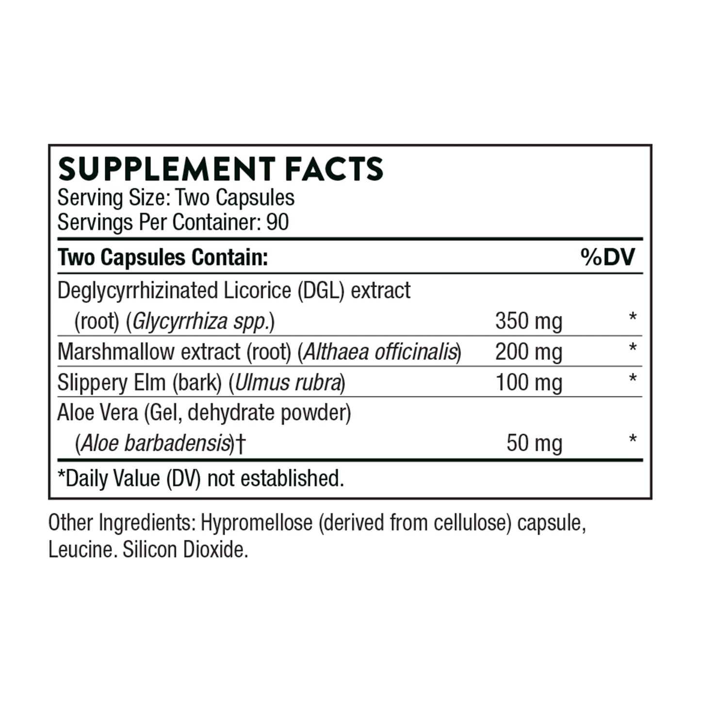 Thorne GI Relief - Digestion Supplement Supports Gut Health & Bloating Relief - Made with Marshmallow Root Extract & Digestive Enzymes - 180 Capsules - 90 Servings ThorneBuy Supplements Australia