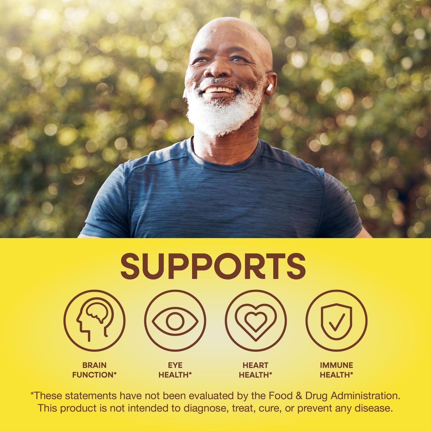 Nature's Way Alive! Men’s 50+ Daily Gummy Multivitamins, Supports Healthy Brain, Eyes, Heart*, B-Vitamins Nature's WayBuy Supplements Australia