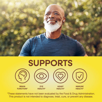Nature's Way Alive! Men’s 50+ Daily Gummy Multivitamins, Supports Healthy Brain, Eyes, Heart*, B-Vitamins Nature's WayBuy Supplements Australia