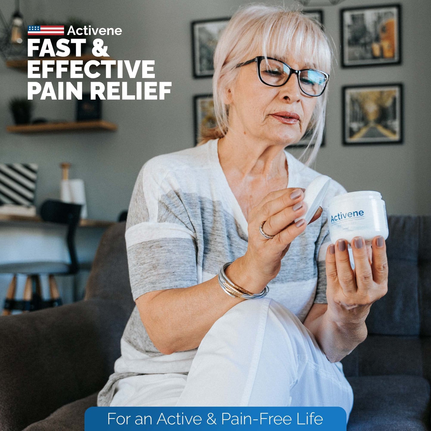 Activene Pain Relief Cream - Anti Inflammatory formulation with Powerful Arnica, Menthol & MSM for Joints, Tendons & Muscles. Chosen by Sufferers of Arthritis, Knee, Shoulder, Neck, Back & Other Pains ActiveneBuy Supplements Australia