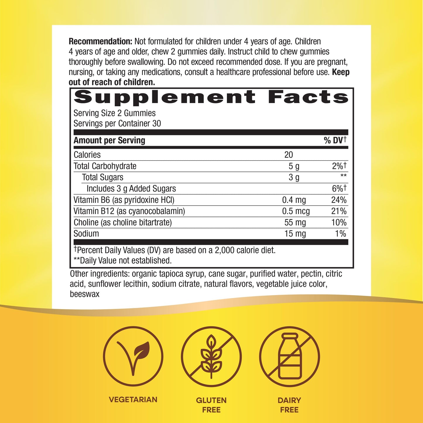 Nature's Way Kids Brain Supplement Gummies, Supports Healthy Brain Function*, Lemonade Flavored, 60 Gummies Nature's WayBuy Supplements Australia
