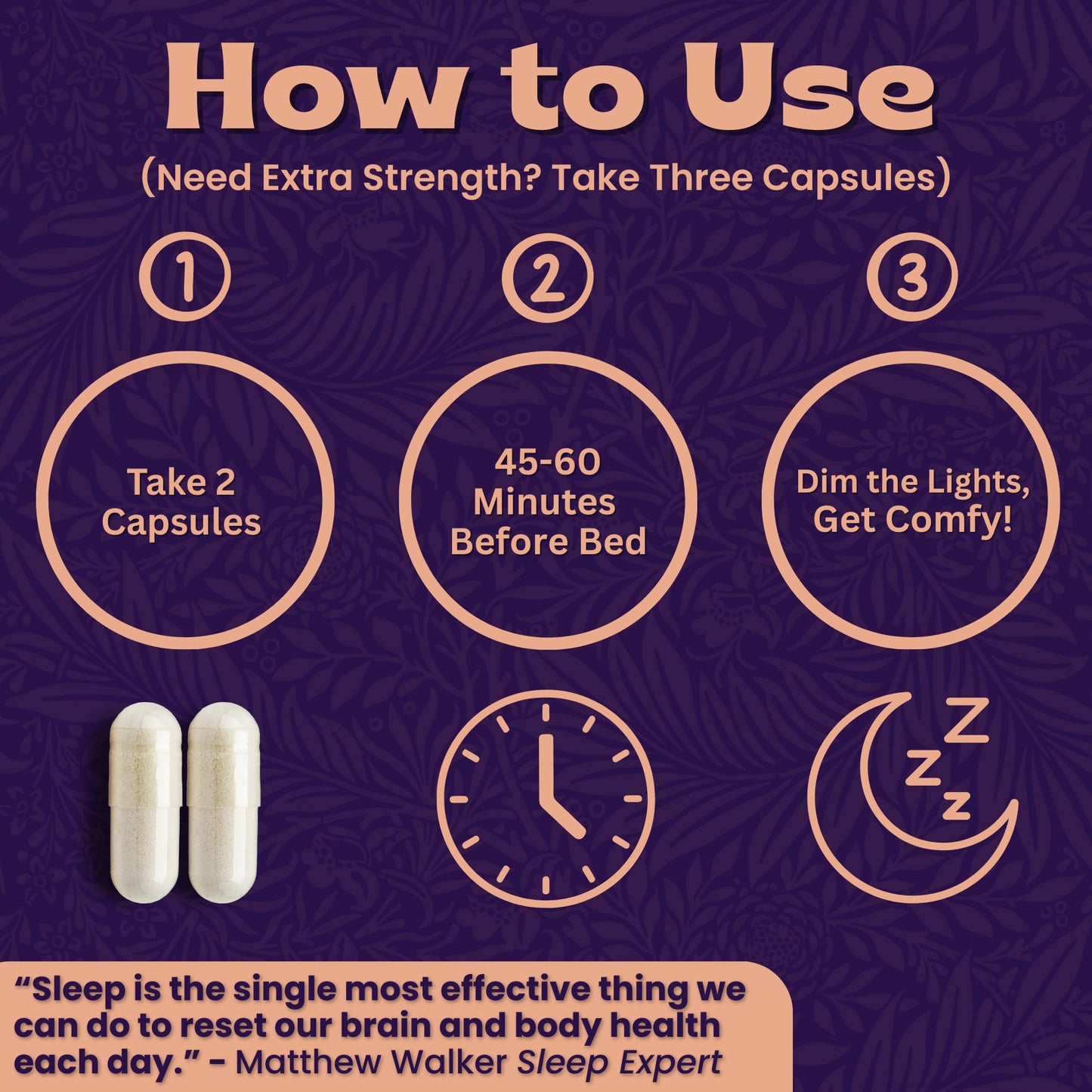 Local Nutrition Natural Sleep Aid with Magnesium Glycinate, Reishi Mushroom Extract, L-Theanine, Apigenin, and Melatonin - Sleep Supplement for Adults Seeking Deep Rest - 60 Capsules, Made in The USA Local NutritionBuy Supplements Australia