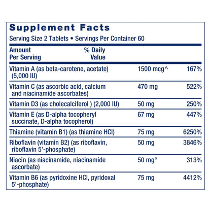 Life Extension Two-Per-Day 120 Tablet Multi-Vitamin & 60 Capsule Optimized Ashwagandha Stress Relief Supplement Bundle Life ExtensionBuy Supplements Australia