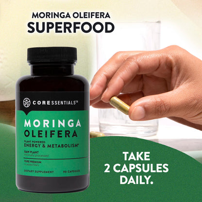 NGL Moringa Capsules 1300mg | Pure Raw Moringa Oleifera Superfood Dietary Supplement | 90 Capsules NGLBuy Supplements Australia