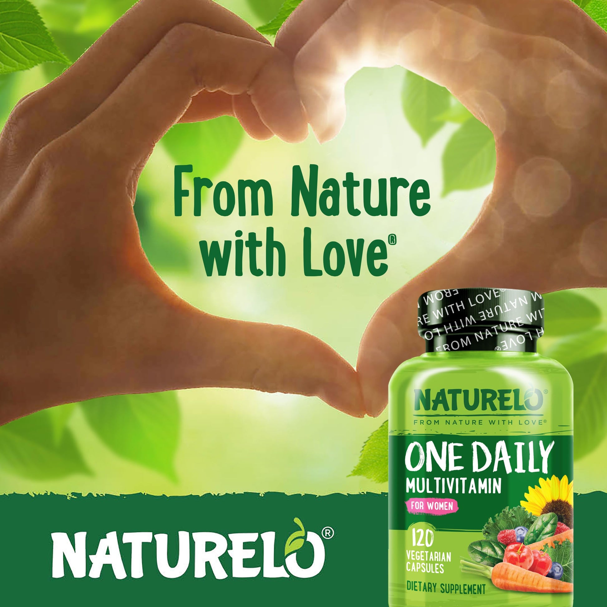 NATURELO One Daily Multivitamin for Women - Energy Support - Whole Food Supplement NATURELOBuy Supplements Australia