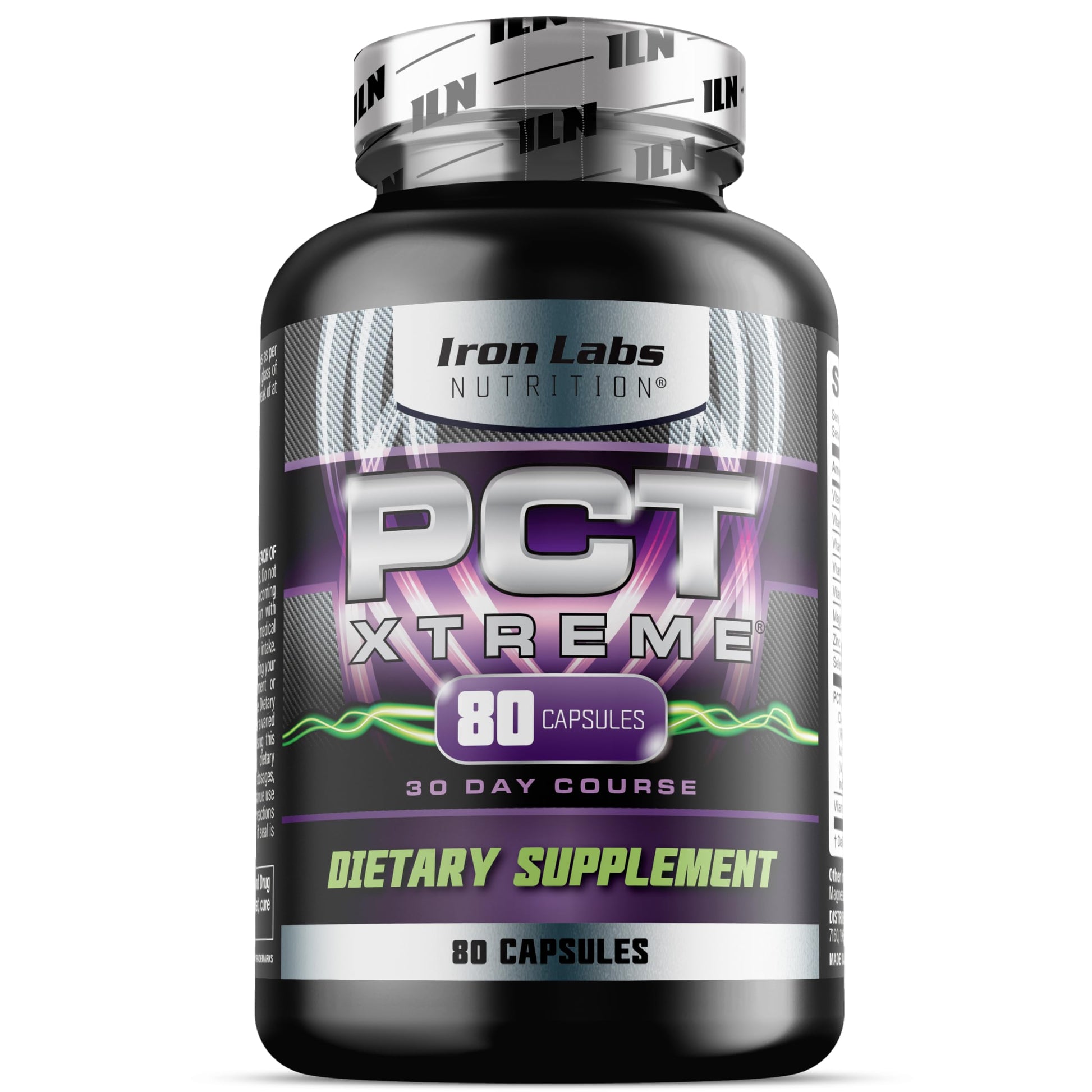 Iron Labs Nutrition PCT Xtreme - PCT Supplement for Men - 30 Day Course - Post Cycle Support Booster (80 Capsules) Iron Labs NutritionBuy Supplements Australia