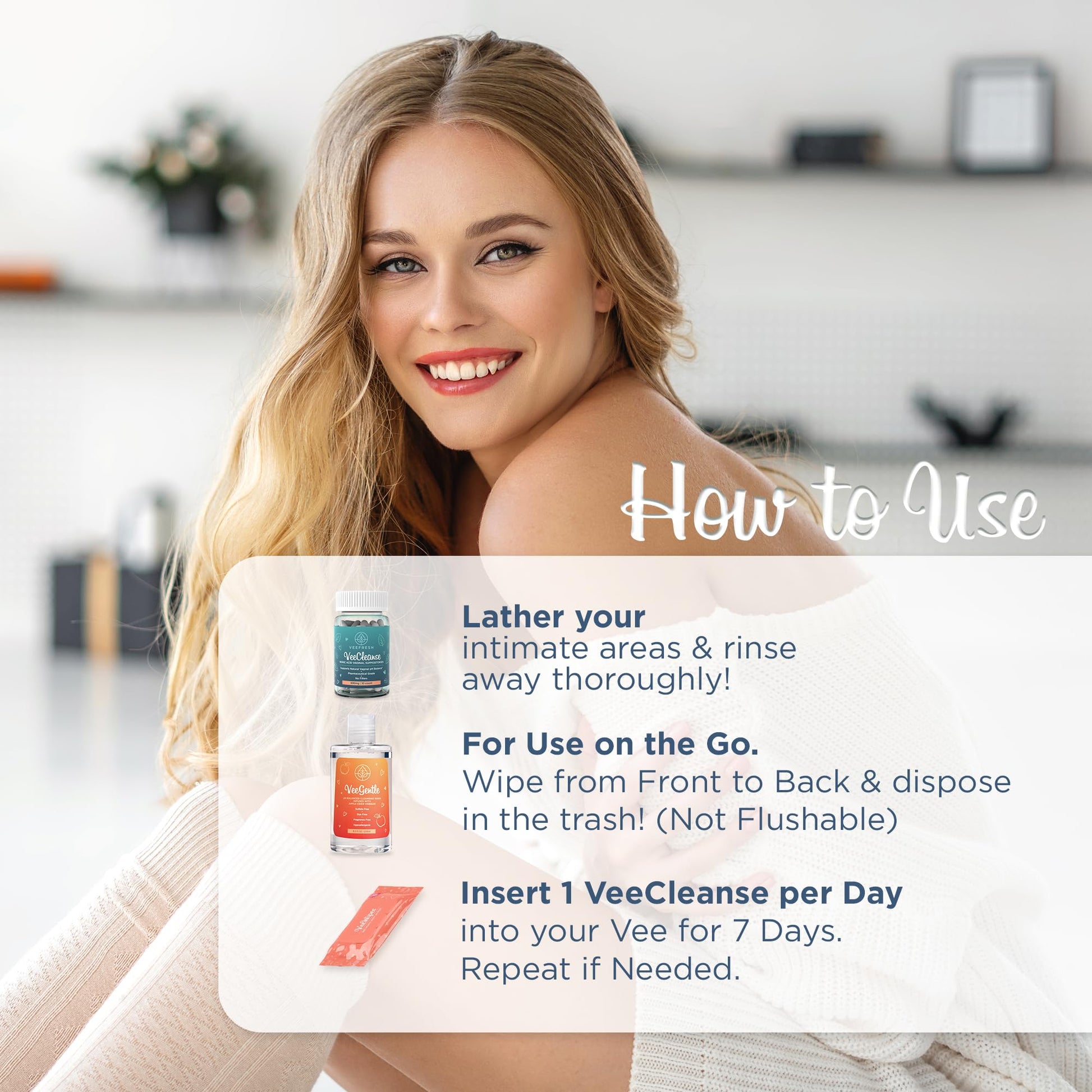VeeFresh VeePower Bundle - A Convenient Feminine Care Bundle for Any-Time Freshness & Odor Control VeeFreshBuy Supplements Australia