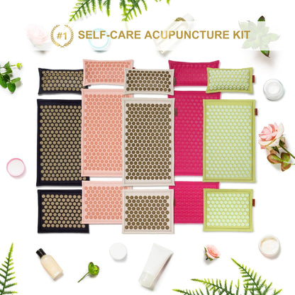 UNMERA Acupressure Mat and Pillow Set,Natural Premium Linen & Coconut Fiber Filling UNMERABuy Supplements Australia