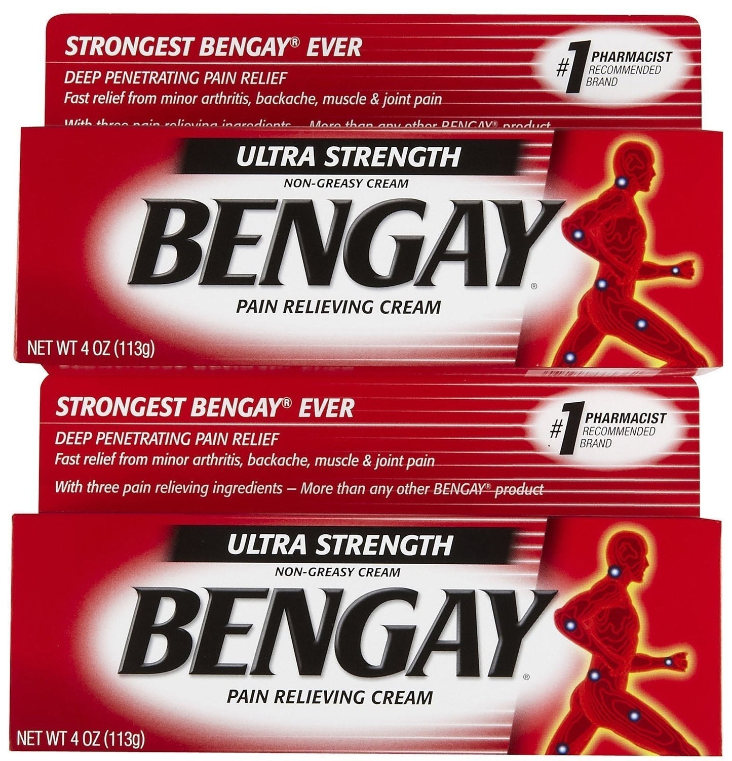 Bengay Ultra Stength Pain Relieving Cream, Non-Greasy-Ultra Strength, 2 pk BengayBuy Supplements Australia