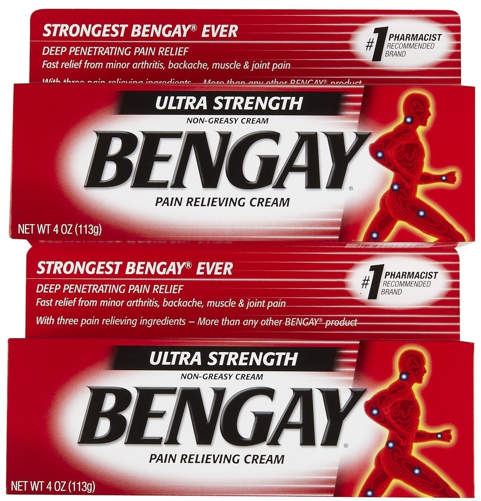 Bengay Ultra Stength Pain Relieving Cream, Non-Greasy-Ultra Strength, 2 pk BengayBuy Supplements Australia