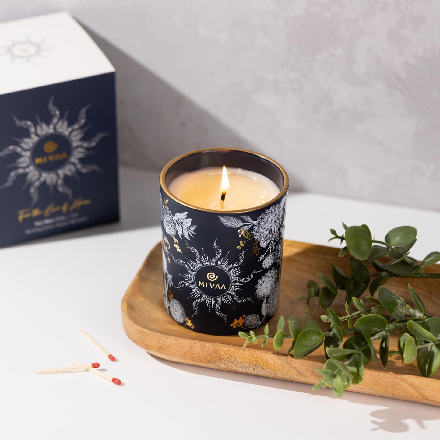 Mivaa Scented Candles - 100% Natural Soy Wax, 40 hrs Burn, Lead-Free Wicks, Holiday, Fall, Winter Msupps.comBuy Supplements Australia